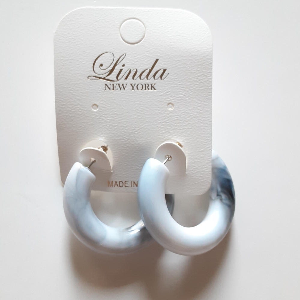 Linda New York Hoop Earrings